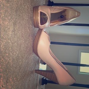 Baby Pink W 7/8 Heels